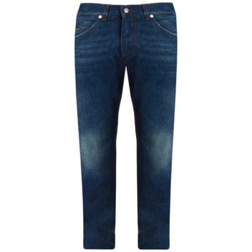 Dolce & Gabbana Blå Denim Regular Fit Jeans Blue, Herr