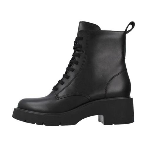 Camper Lace-up Boots Black, Dam