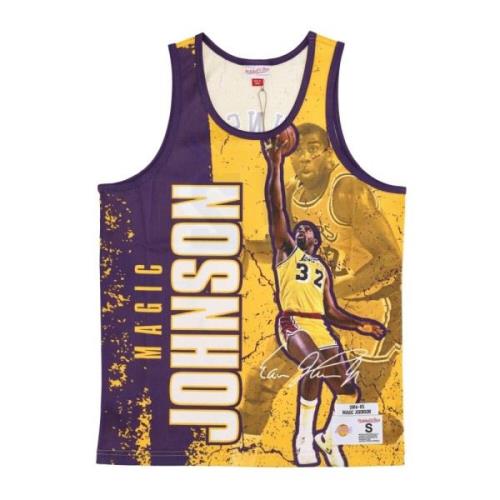 Mitchell & Ness Magic Johnson Basketboll Tanktop Multicolor, Herr