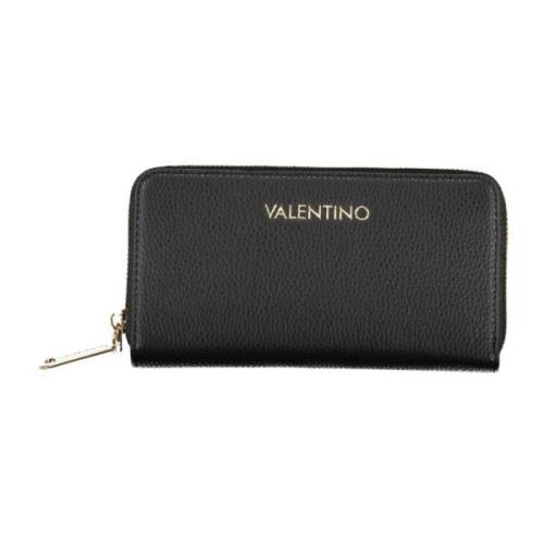 Valentino by Mario Valentino Svart Damplånbok med dragkedja Black, Dam