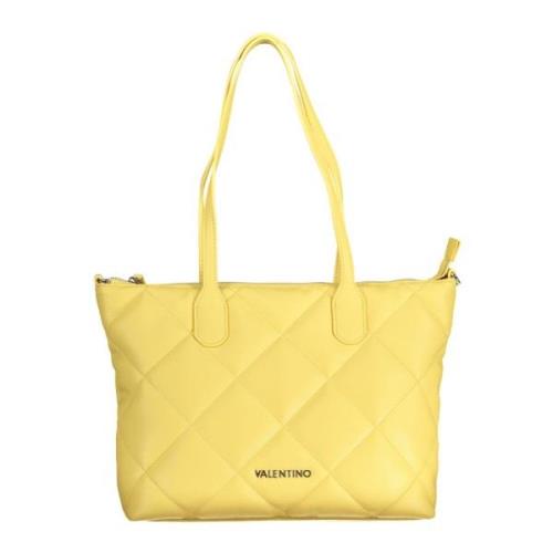 Valentino by Mario Valentino Gul Axelväska med Kedjehandtag Yellow, Da...