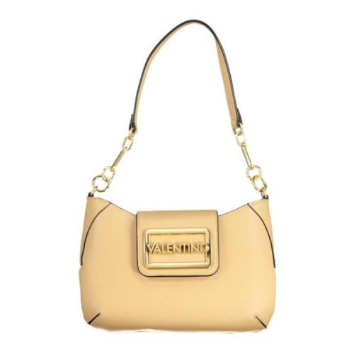 Valentino by Mario Valentino Beige Axelväska med Avtagbar Rem Beige, D...