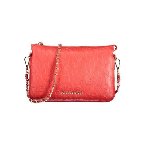 Valentino by Mario Valentino Röd polyeten handväska med axelrem Red, D...