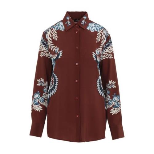 Etro Bruna Skjortor för Kvinnor Aw24 Brown, Dam