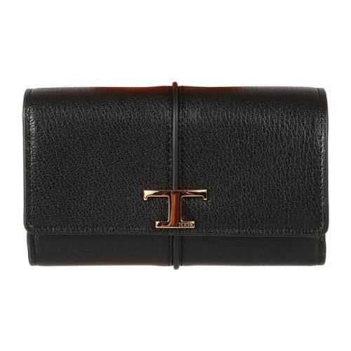 Tod's Trifold Plånbok Medium Black, Dam