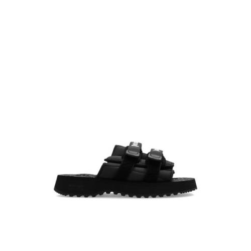 Palm Angels Sandaler med logotyp Black, Herr