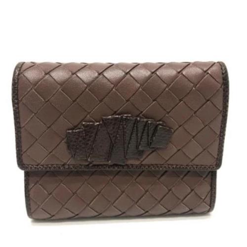 Bottega Veneta Vintage Pre-owned Laeder plnbcker Brown, Dam