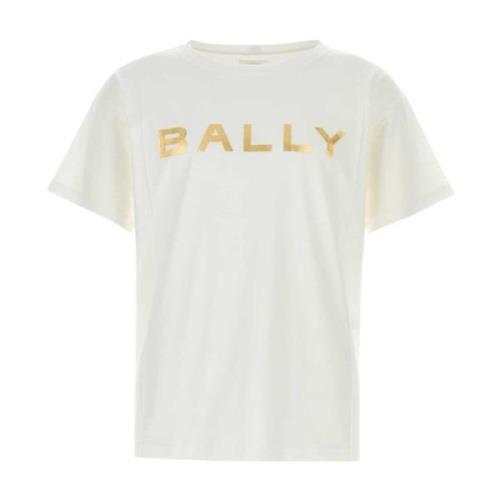 Bally Klassisk Vit Bomull T-shirt White, Herr