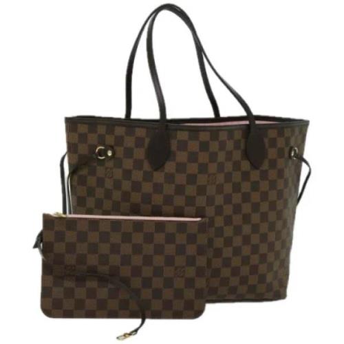 Louis Vuitton Vintage Pre-owned Canvas axelremsvskor Brown, Dam