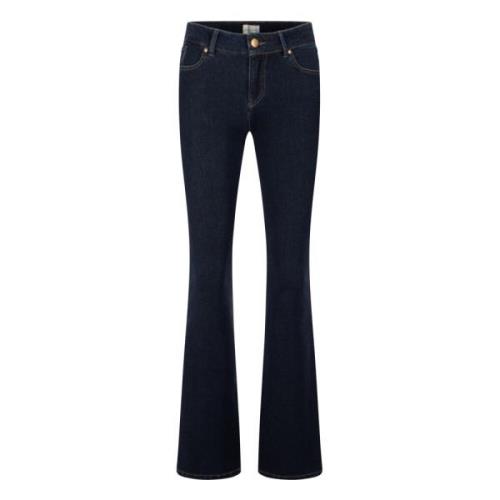 Seductive Bootcut Denim Jeans Blue, Dam