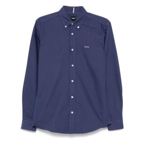 Hugo Boss Modern 'H-Roan' Slim Fit Skjorta Blue, Herr