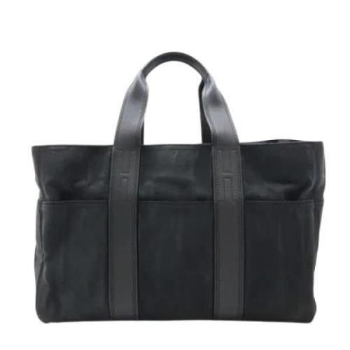 Hermès Vintage Pre-owned Nylon handvskor Black, Dam