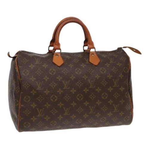 Louis Vuitton Vintage Pre-owned Canvas handvskor Brown, Dam