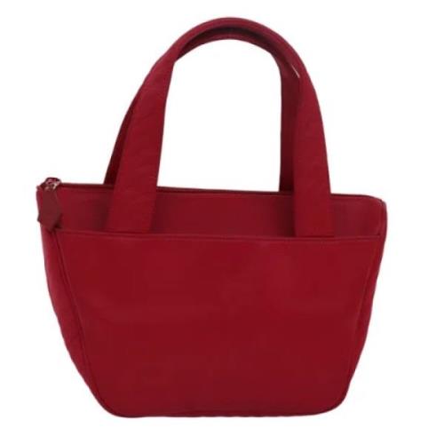 Yves Saint Laurent Vintage Pre-owned Nylon handvskor Red, Dam