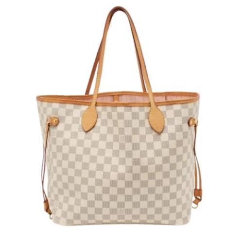 Louis Vuitton Vintage Pre-owned Laeder totevskor Gray, Dam