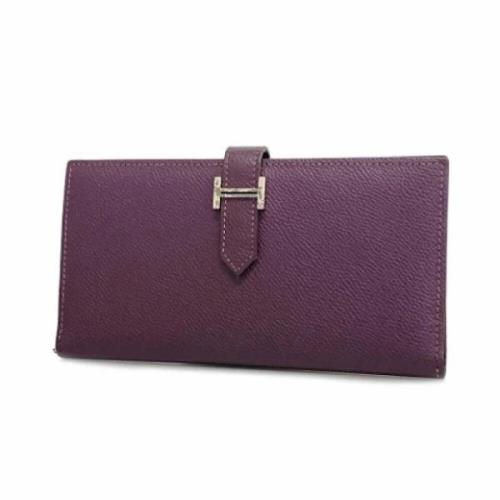 Hermès Vintage Pre-owned Laeder plnbcker Purple, Dam