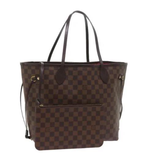 Louis Vuitton Vintage Pre-owned Canvas axelremsvskor Brown, Dam