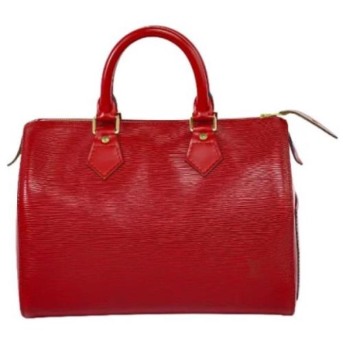 Louis Vuitton Vintage Pre-owned Tyg louis-vuitton-vskor Red, Dam