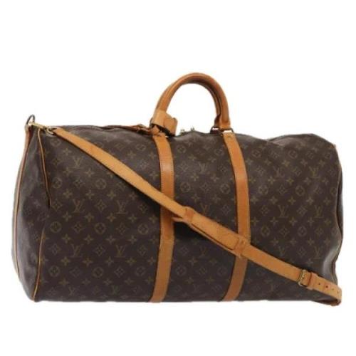 Louis Vuitton Vintage Pre-owned Canvas handvskor Brown, Dam