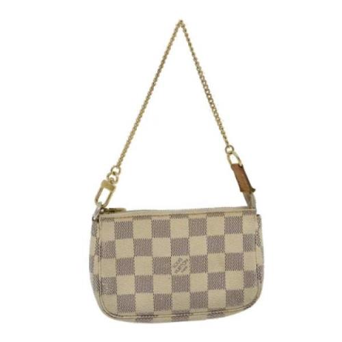 Louis Vuitton Vintage Pre-owned Canvas kuvertvskor Beige, Dam