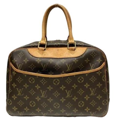 Louis Vuitton Vintage Pre-owned Tyg louis-vuitton-vskor Brown, Dam