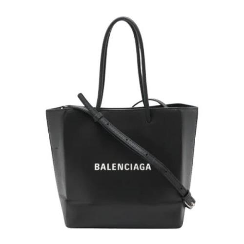 Balenciaga Vintage Pre-owned Laeder totevskor Black, Dam