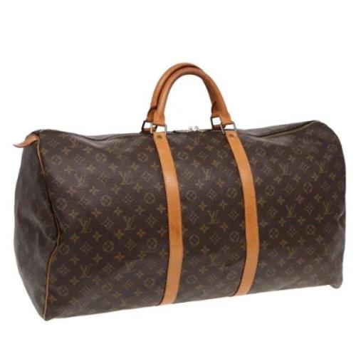 Louis Vuitton Vintage Pre-owned Canvas handvskor Brown, Dam