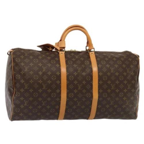 Louis Vuitton Vintage Pre-owned Canvas handvskor Brown, Dam