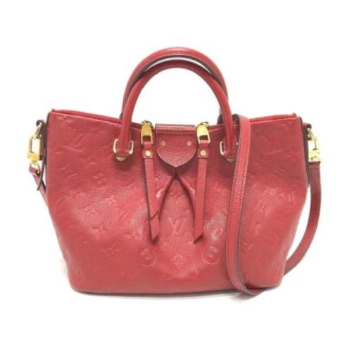 Louis Vuitton Vintage Pre-owned Tyg louis-vuitton-vskor Red, Dam