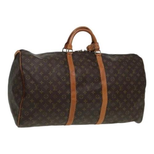 Louis Vuitton Vintage Pre-owned Canvas handvskor Brown, Dam