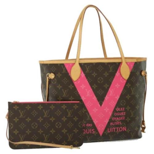 Louis Vuitton Vintage Pre-owned Canvas axelremsvskor Brown, Dam