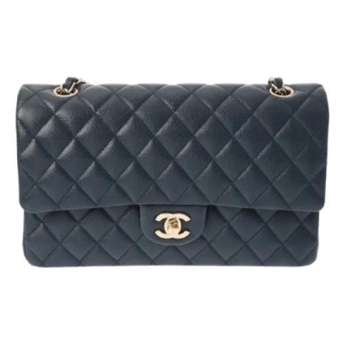 Chanel Vintage Pre-owned Tyg chanel-vskor Blue, Dam