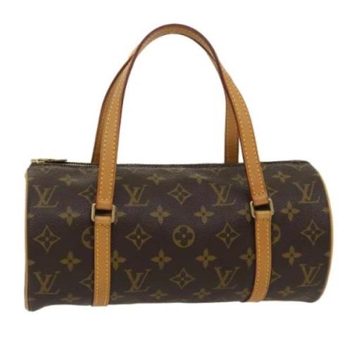 Louis Vuitton Vintage Pre-owned Canvas handvskor Brown, Dam