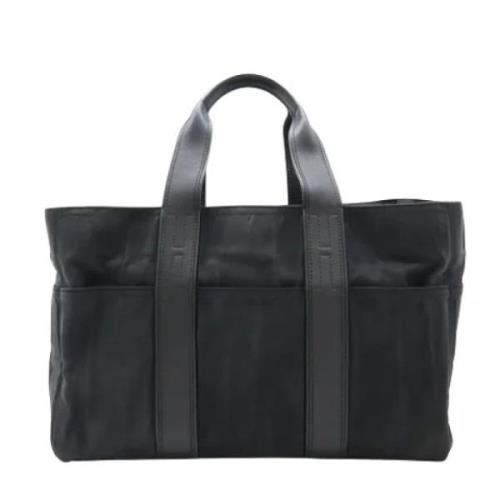 Hermès Vintage Pre-owned Tyg totevskor Black, Dam