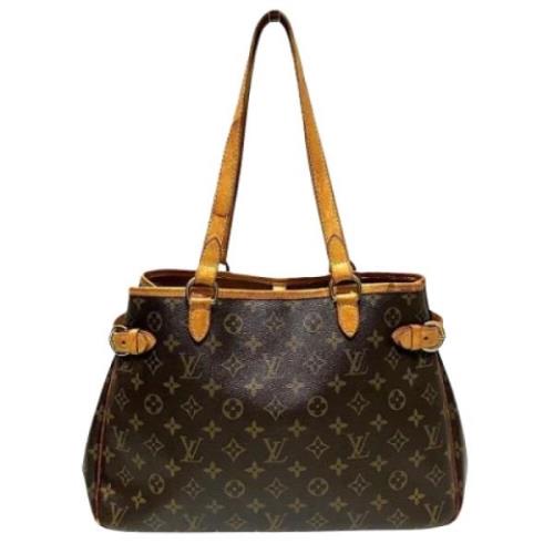 Louis Vuitton Vintage Pre-owned Tyg louis-vuitton-vskor Brown, Dam