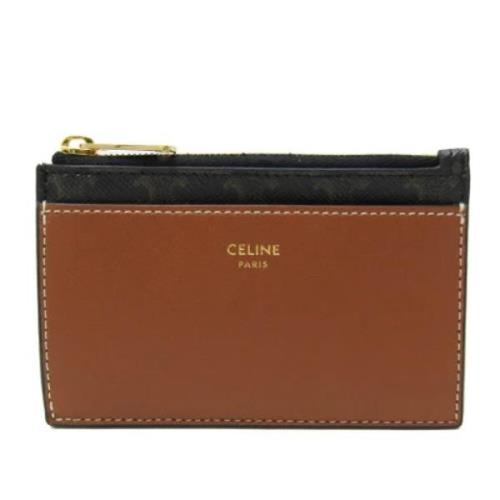 Celine Vintage Pre-owned Laeder hem-och-kontorstillbehr Brown, Dam