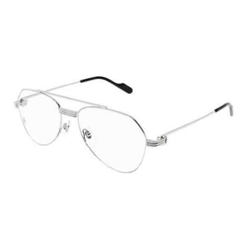 Cartier Stiliga Glasögon Förbättrar Din Look Gray, Unisex