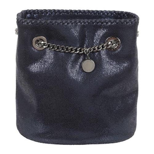 Stella McCartney Blå Cross Body Bucket Väska Blue, Dam