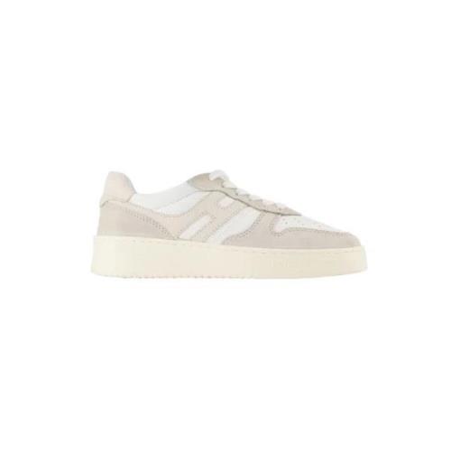 Hogan Läder sneakers Beige, Herr