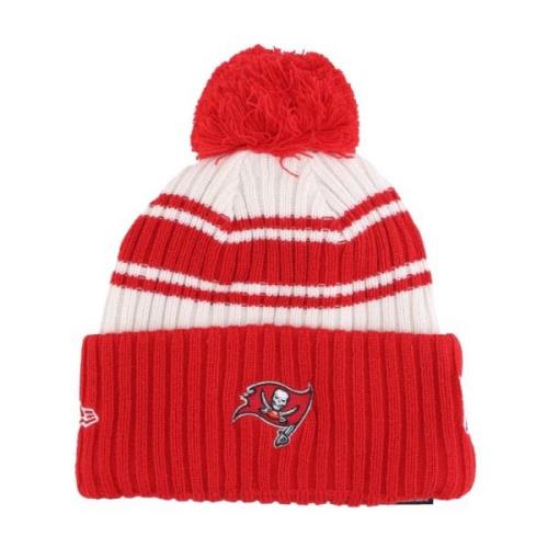 New Era NFL Pom Pom Hat Tampa Bay Buccaneers Red, Herr