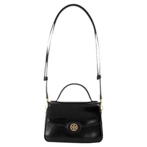 Tory Burch Laeder handvskor Black, Dam