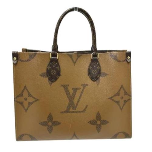 Louis Vuitton Vintage Pre-owned Tyg louis-vuitton-vskor Brown, Dam