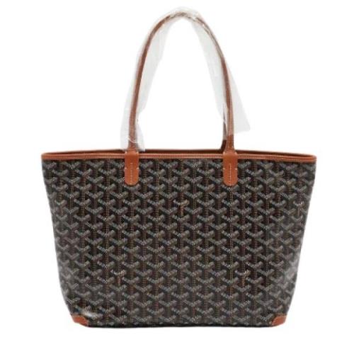 Goyard Vintage Pre-owned Laeder totevskor Brown, Dam