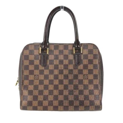 Louis Vuitton Vintage Pre-owned Tyg louis-vuitton-vskor Brown, Dam