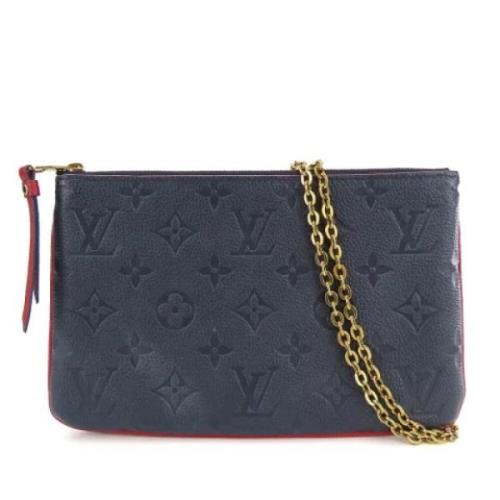 Louis Vuitton Vintage Pre-owned Tyg louis-vuitton-vskor Blue, Dam