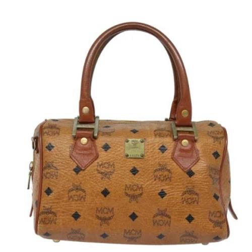 MCM Pre-owned Pre-owned Canvas handvskor Brown, Dam