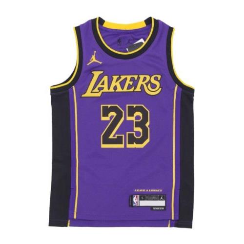 Jordan Lebron James NBA Statement Tank Top Purple, Herr