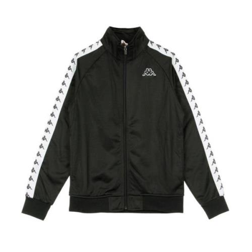 Kappa Slim Herr Track Jacket Svart/Vit Black, Herr