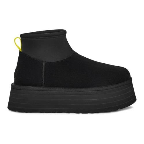 UGG Klassiska Mini Dippe Stövlar Black, Dam