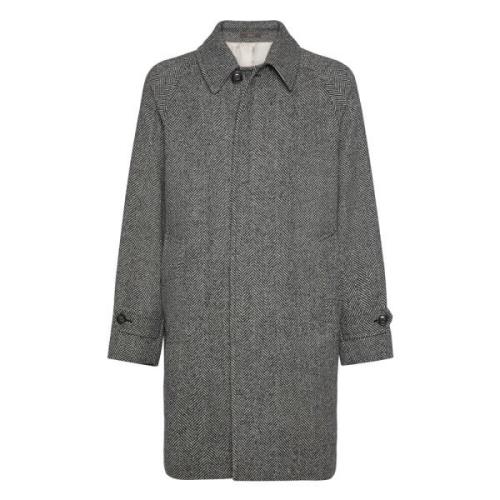 Boggi Milano Enkelknäppt ullrock Gray, Herr